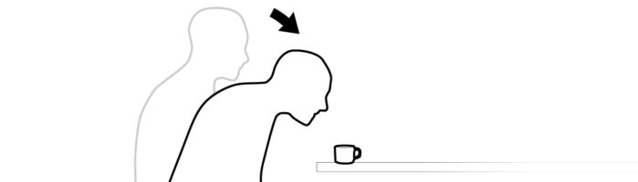 Body moving around the cup Body moving around the cup