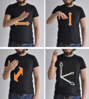 Gesture directions in temporal phrases Gesture directions in temporal phrases